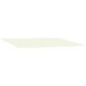 vidaXL Markisenersatzstoff Creme 450 x 300 cm Polyester