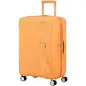 American Tourister SoundBox, Karre, Harte Schale, Orange, Papaya Pop, Medium, 4 Rad/Räder