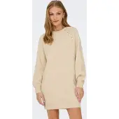ONLY Strickkleid "ONLEMMA LIFE LS BUTTON ONEC DRESS CC KNT" mit Zierknöpfen