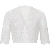 Nübler Dirndlbluse NÜBLER "Dirndlbluse kurzarm Gea", Damen, Gr. 36, weiß, Obermaterial: 92% Nylon NY. 8% Elasthan EL., Blusen Dirndlbluse