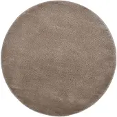 Oci Die Teppichmarke 1100000002199 "BELLEVUE, auch als Läufer und in Rund", beige, H:20mm Ø:200cm, Polypropylen, Teppiche, 1100000002199, hochwertiger dichter Hochflor, Shaggy, Langflor, Wohnzimmer