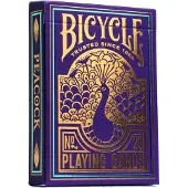 Bicycle Kartendeck - Purple Peacock Kartenspiel Spielkarten Pokerkarten Single Deck