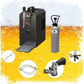 Ich-zapfe Komplett Set - Zapfanlage, Bierzapfanlage JET 30, Zapfkopf: Kombi