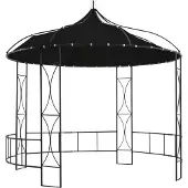 Syfax Pavillon 300 x 290 cm Anthrazit Rund