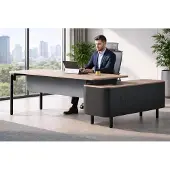 Xl Moebel Gmbh Robuster Brauner Eckschreibtisch Edle Bürotische Arbeitszimmer Möbel