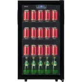 Silva Solva Homeline G-KS1696sw Gastro Stand-Flaschenkühlschrank mit Glastür