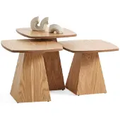 JVmoebel Modern Couchtische Wohnzimmer Stilvoll Exklusiv Rund Elegant Holz Neu