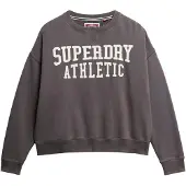 Superdry für Damen. W2012441A Sweatshirt Relaxed flieder (M), Lässig, Baumwolle