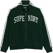 Superdry für Damen. W2012615A ESS Loose Trainingsjacke, grün (L), Lässig, Baumwolle