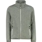 CMP - Girl's Jacket Jacquard Knitted - Fleecejacke Gr 140 grau