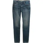 Superdry für Herren. M7011420A Blaue Skinny-Jeans im Vintage-Look (34/34), Lässig, Baumwolle, Denim
