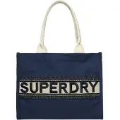 Superdry für Damen. W9110381A Luxe Tasche in Marineblau (OSFA), Lässig, Baumwolle