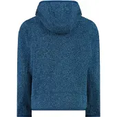 CMP - Boy's Jacket Fix Hood Jacquard Knitted - Fleecejacke Gr 116 blau