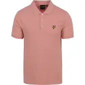 Lyle & Scott Polo Plain Rosa