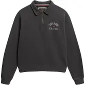 Superdry für Damen. W2012686A Sweatshirt Sportlich grau (L), Lässig, Baumwolle