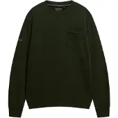 Superdry für Herren. M2014294A Utility Lose Sweatshirt grün (XL), Lässig, Baumwolle