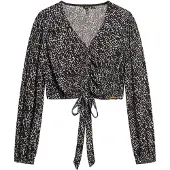 Superdry Vintage Tie Front Langarmbluse
