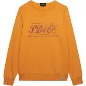 Superdry für Herren. M2014474A Sweatshirt Merchant Vintage Print orange (M), Lässig, Baumwolle