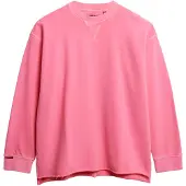 Superdry für Damen. W2012546A Sweatshirt von Studios in Neonrosa (XS), Lässig, Baumwolle