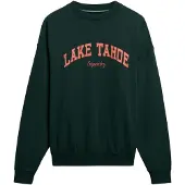 Superdry für Damen. W2012408A Sweatshirt Outdoor Location grün (XS), Lässig, Baumwolle