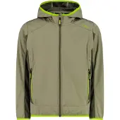 CMP Jungen Softshelljacke Boy Jacket Fix Hood 39A5134-E663 128 - Sage - 128