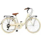 Via Veneto Mädchen- und Damenfahrrad Giuly Lady 24" 6V Größe 38 Beige Cappuccino