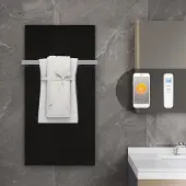 Quality Heating QH-GD Black Series Glas-Infrarotpanel 60 x 120 cm - 700Watt