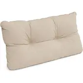 Beautissu Flair LK Loungekissen, 70x40x12cm, Beige, Rückenkissen, Outdoor