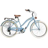 Via Veneto Bici Cruiser „Sun on the Beach Lady“ 26 Zoll, 6 V, hellblau