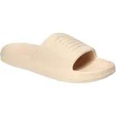American Club NH197, Damen Pantoletten leicht Badeschuhe Schaumstoff rutschhemmend bequem, Beige 39