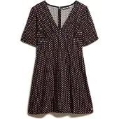 Superdry Printed Tea Kurzes Kurzarmkleid