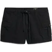 Superdry für Damen. W7110424A Cargo-Shorts schwarz (S), Lässig, Baumwolle