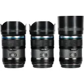 Sirui Optical Sniper Kit 23mm, 33mm & 56mm f/1.2 Carbon Schwarz Sony E-Mount