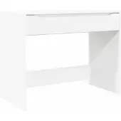 Syfax Schreibtisch mit Schubladen Weiß 100 x 50 x 78 cm Holzwerkstoff