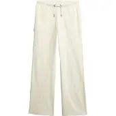 Superdry für Damen. W7011203A Jogger-Hose Velour Wide Leg gebrochenes Weiß (S), Lässig, Baumwolle