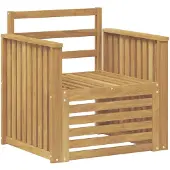vidaXL Outdoor-Sofagarnitur Massivholz Akazie Weiß