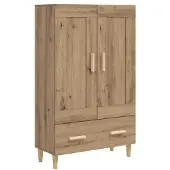 Syfax Highboard Artisan-Eiche 70 x 31 x 115 cm Holzwerkstoff