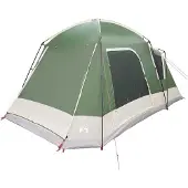 vidaXL Hütten-Zelt 8 Personen Grün Polyester und Stahl