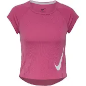 Nike - Women's Swoosh Run Dri-FIT S/S Running Top - Laufshirt Gr M rosa