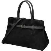Chiara Ferretti Borsa a mano da donna Italy Modello Marcella 100% pelle Black B ONE 37x24x18 cm 2218- NERO