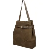 Chiara Ferretti Damentasche Marcella Echtes Leder Schwarz Black B ONE 30x32x12 cm 6327- NERO