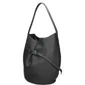 Chiara Ferretti Borsa a mano da donna Italy Modello Edera Prime 100% pelle blu jeans ONE 40x37x17 cm 22562-D24 BLU JEANS