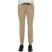 Superdry für Damen. W7011218A Chino-Hose mit mittlerer Leibhöhe in Taupe (26/30), Lässig, Baumwolle