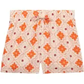 Superdry für Damen. W7110497A Bedruckte Strandshorts orange (XS), Lässig, Baumwolle