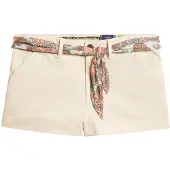 Superdry für Damen. W7110393A Vintage Chino Shorts Hot beige (L), Lässig, Baumwolle