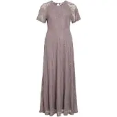 Vila Vifemma Kurzarm Maxikleid