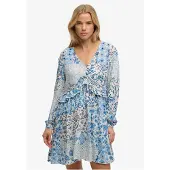 Superdry Woven Tiered Langärmliges Kurzes Kleid
