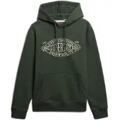 Superdry für Herren. M2014299A Outdoor Co Entspanntes grünes Sweatshirt (S), Lässig, Baumwolle, Langarm