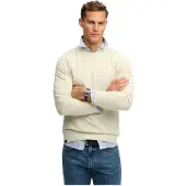 Superdry für Herren. M2014044A Classic Essential Sweatshirt in Beige (M), Lässig, Baumwolle
