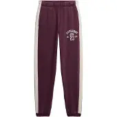 Superdry für Damen. W7011074A Jogginghose mit Seitenstreifen Vingate kastanienbraun (M), Lässig, Baumwolle